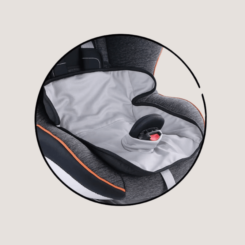 Loondie DrySeat Protector placed on a car seat. 