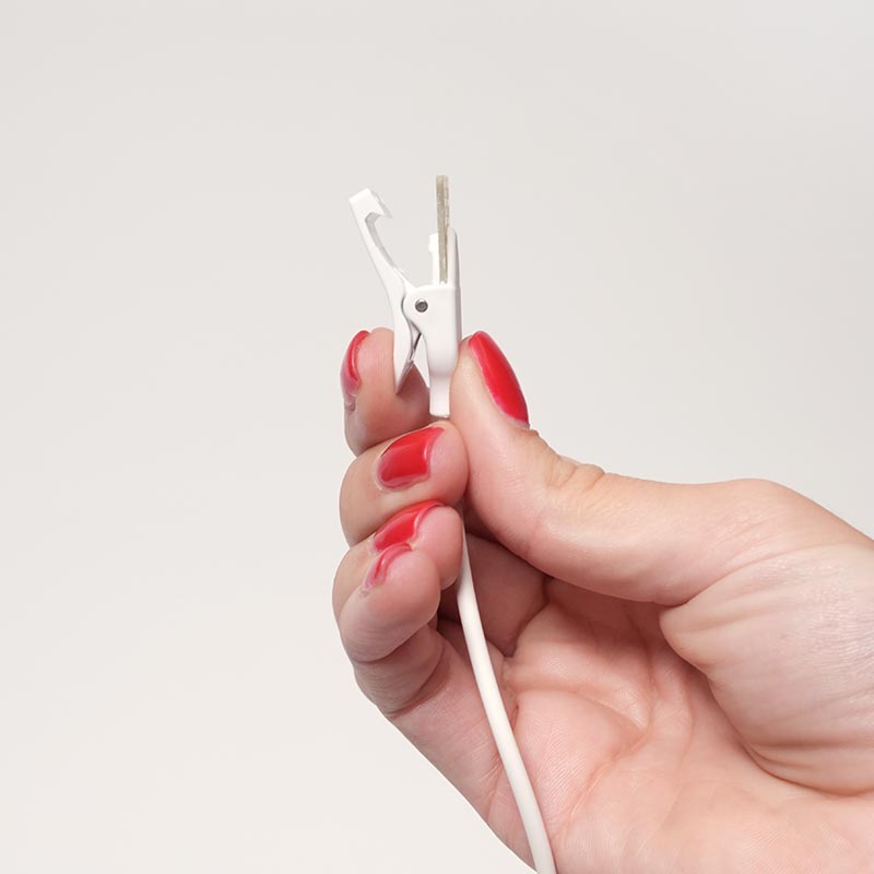 Moisture sensor featured on the Loondie DreamDry Alarm. 