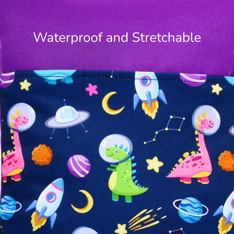 Close up on a waterproof and stretchable DuoDry Wet Bag.