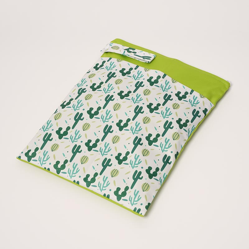 Loondie DuoDry Wet Bag with Cactus pattern. 