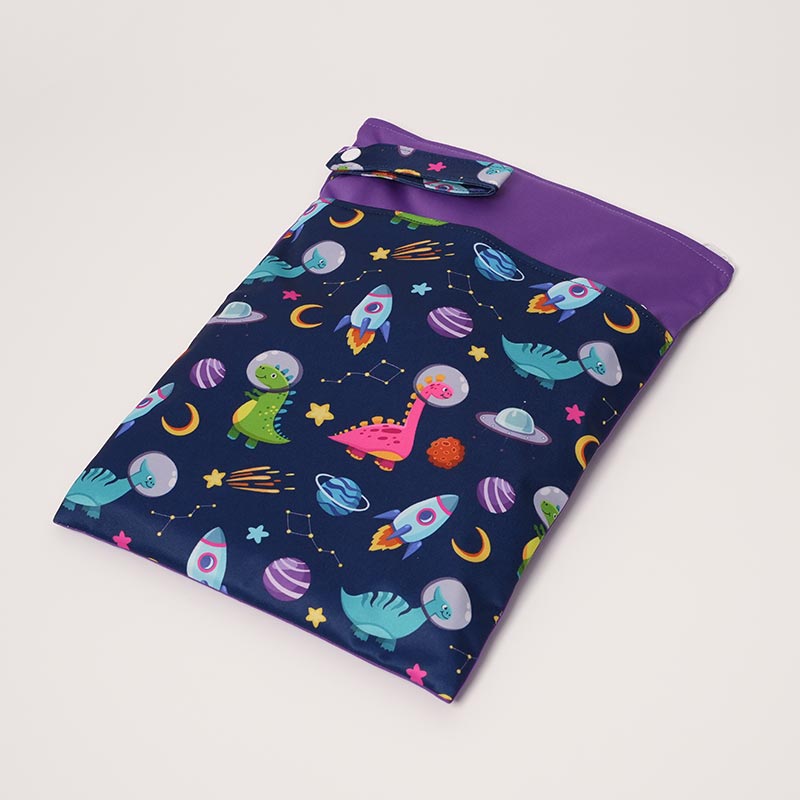 DuoDry Wet Bag with Space pattern. 
