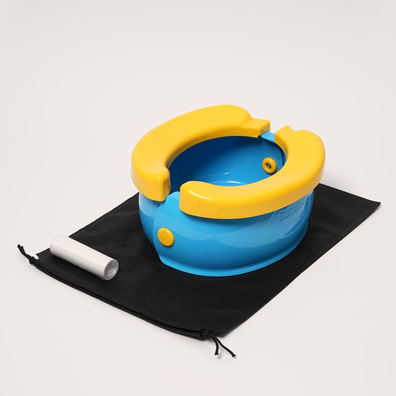 Blue Loondie GoPotty for toddlers. 