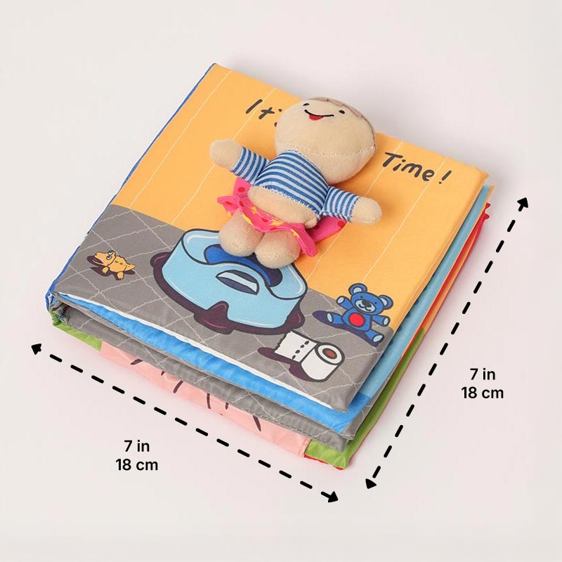 Loondie Potty Buddy Book dimensions.